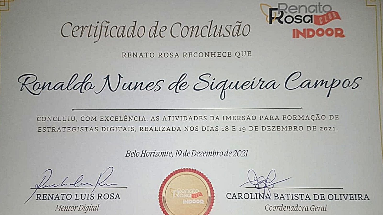 Certificado_Imersão Formação Estrategistas Digitais Formação Estrategista Digital